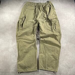 90s Sasquatch Rare Baggy Cargo Military Parachute Pants 34x30
